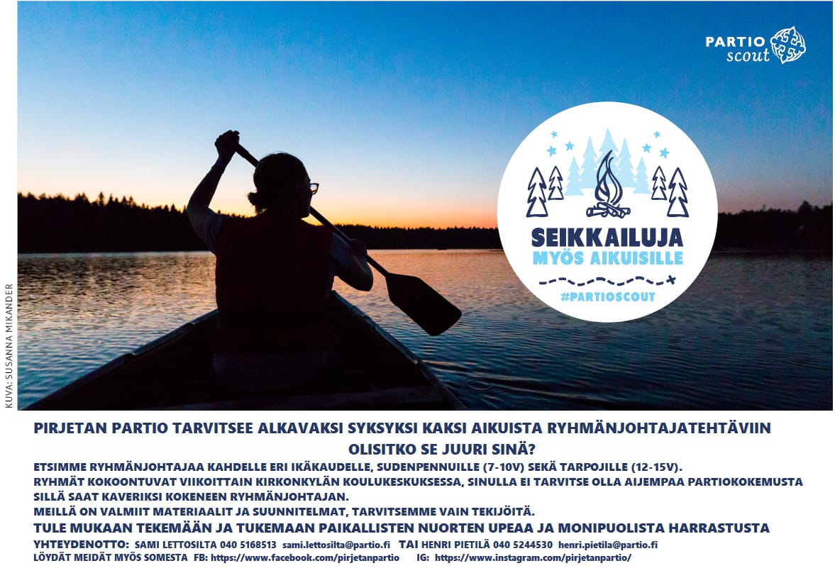 Ryhmänjohtajia etsitään